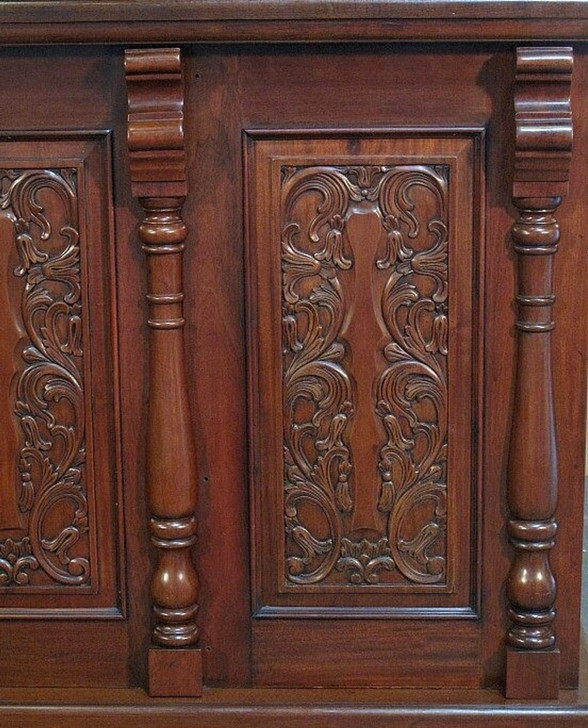 7ft Mahogany Victorian Home Pub Bar