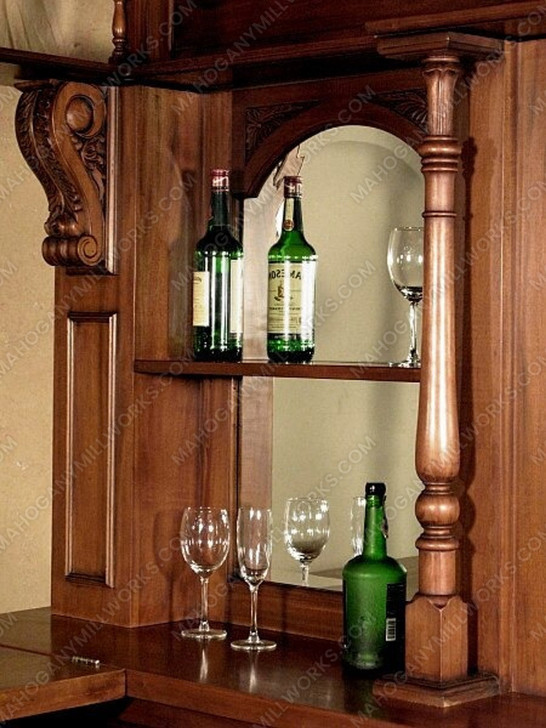 Belmonte 8.5ft Mahogany Canopy Pub Bar Set