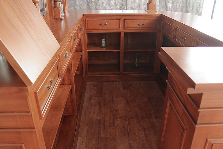 8.5ft Light Mahogany Canopy Pub Bar Set