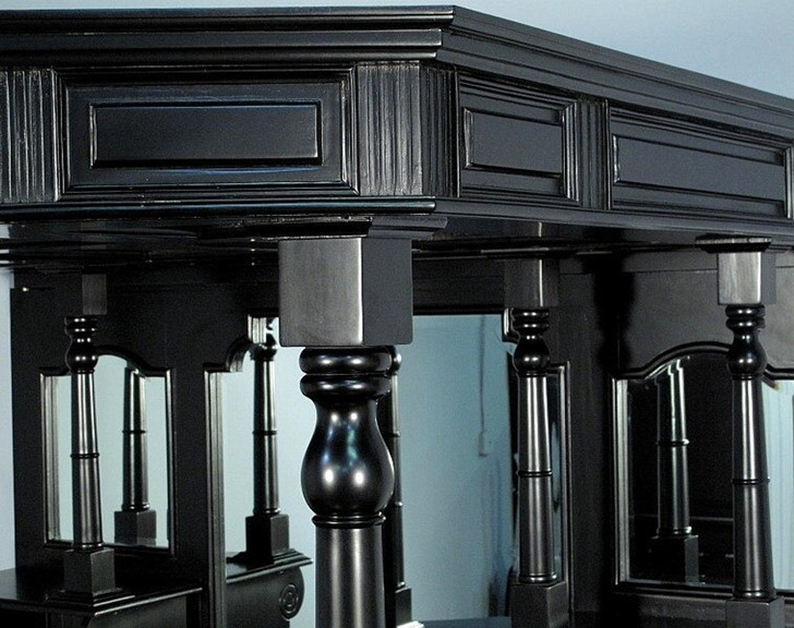 6.5ft Black Canopy Home Pub Bar