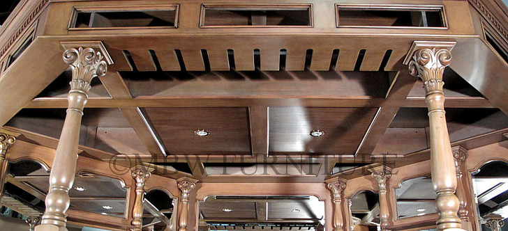 9.5ft Maple English Canopy Pub Bar