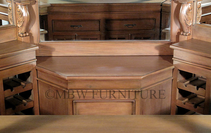 9.5ft Maple English Canopy Pub Bar