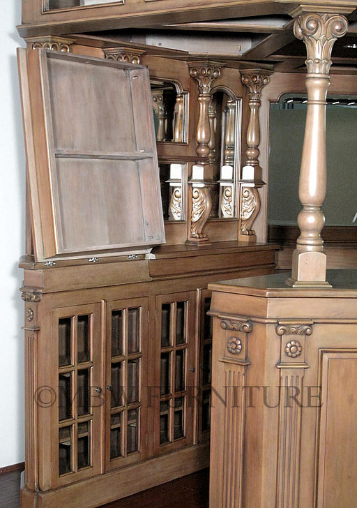 9.5ft Maple English Canopy Pub Bar