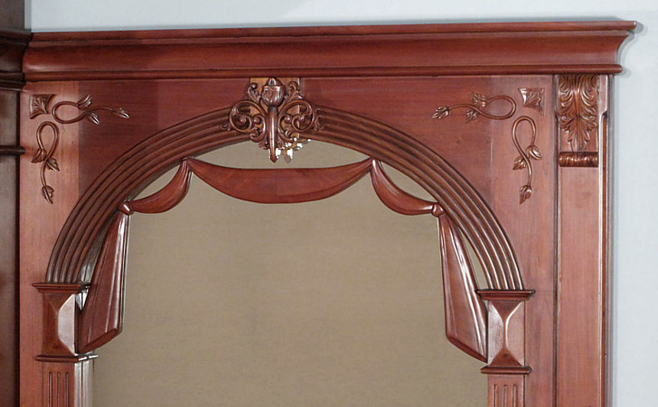 14ft Pecan Neoclassical Pub Bar Set