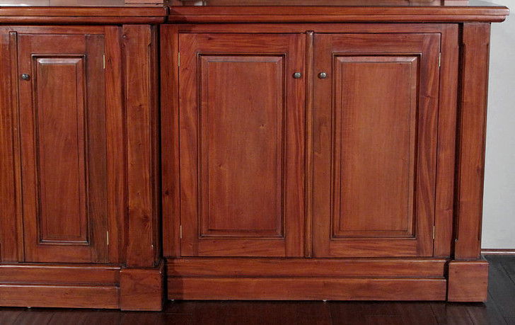 14ft Pecan Neoclassical Pub Bar Set