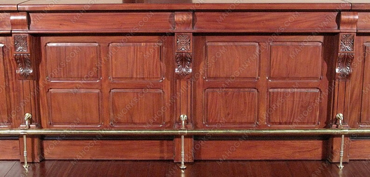 15ft Mahogany Victorian Pub Bar
