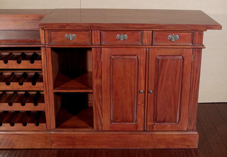 14.5ft Mahogany Victorian Pub Bar