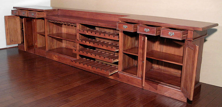 14.5ft Mahogany Victorian Pub Bar