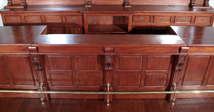 14.5ft Mahogany Victorian Pub Bar