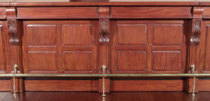 14.5ft Mahogany Victorian Pub Bar