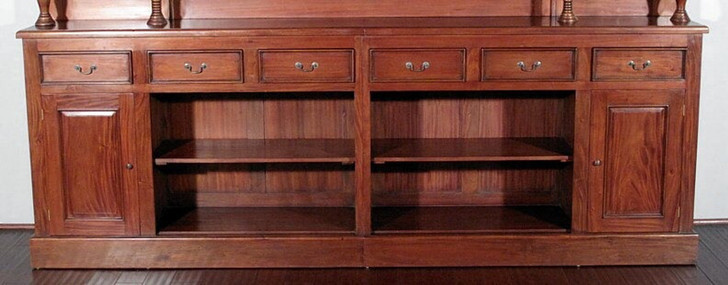 12.5ft Mahogany Pecan Victorian Pub Bar