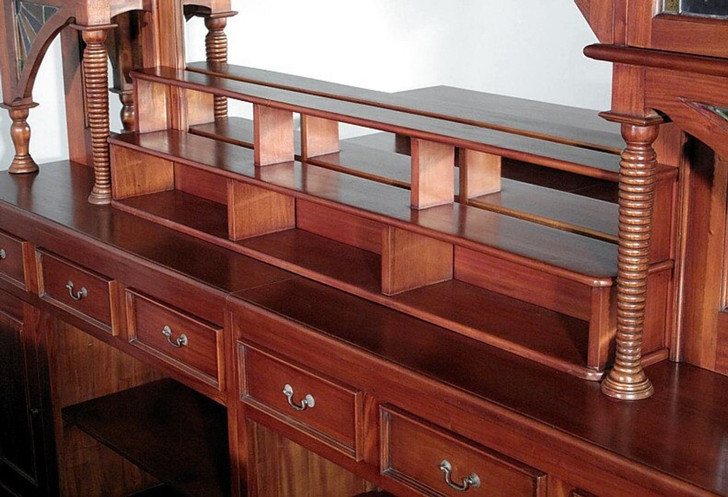 12.5ft Mahogany Pecan Victorian Pub Bar