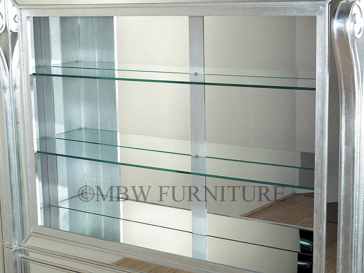 6ft Mirrored Glass Home Bar
