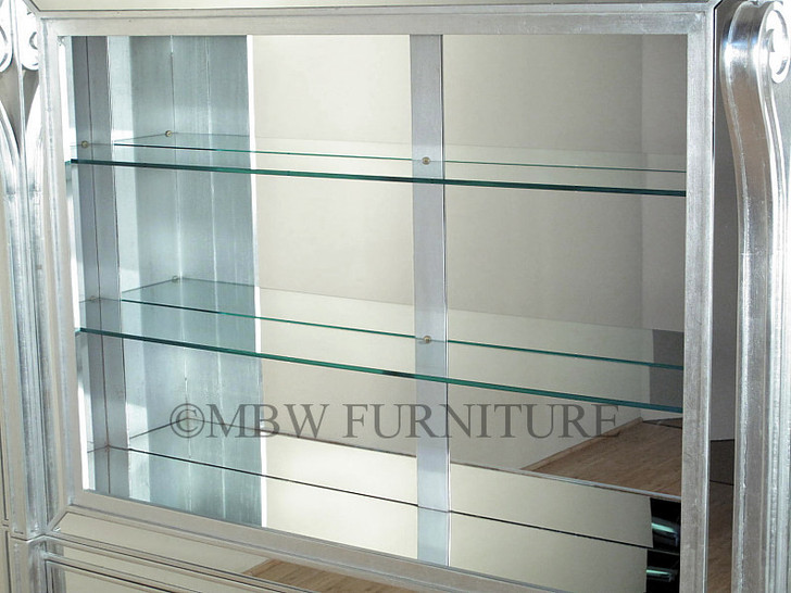 6ft Mirrored Glass Home Bar