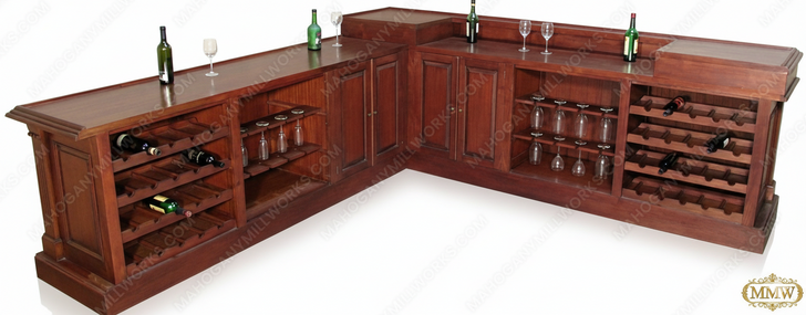 10ft L- Shape Corner Pub Bar