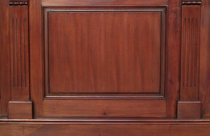 10ft Mahogany Distressed L- Shape Corner Pub Bar