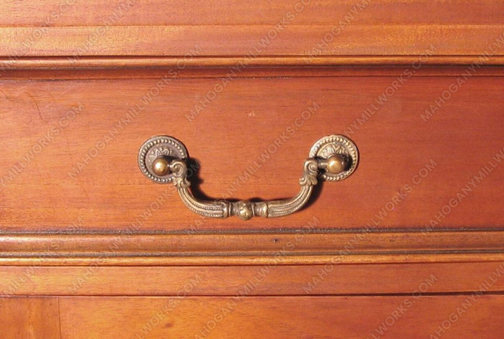 14ft Distressed Stained Glass Canopy Pub Bar w/ Brass Rails