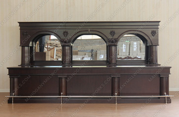 16ft Mahogany Commercial Restaurant Brunswick Pub Bar