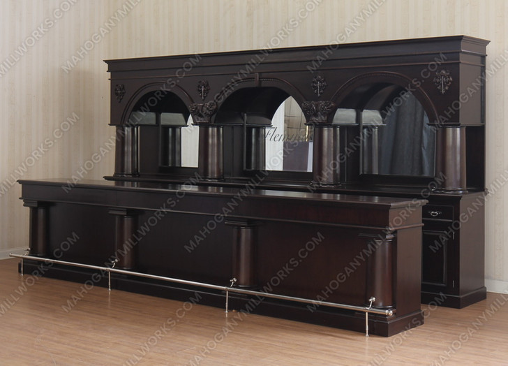 16ft Mahogany Commercial Restaurant Brunswick Pub Bar