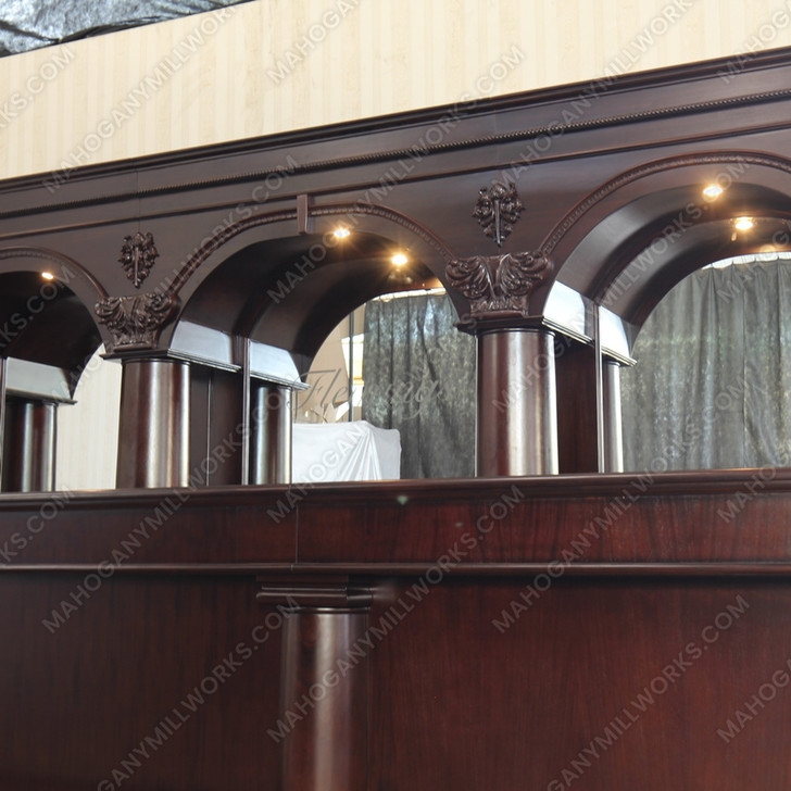 16ft Mahogany Commercial Restaurant Brunswick Pub Bar