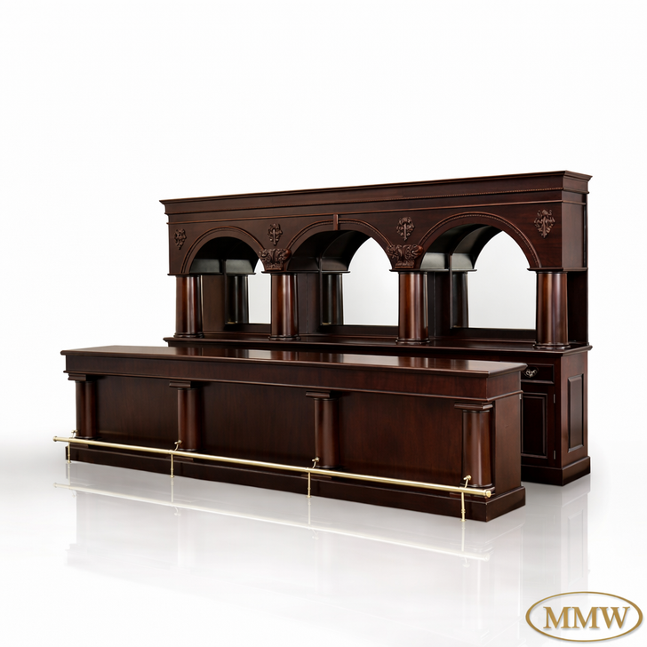 16ft Mahogany Brunswick Pub Bar