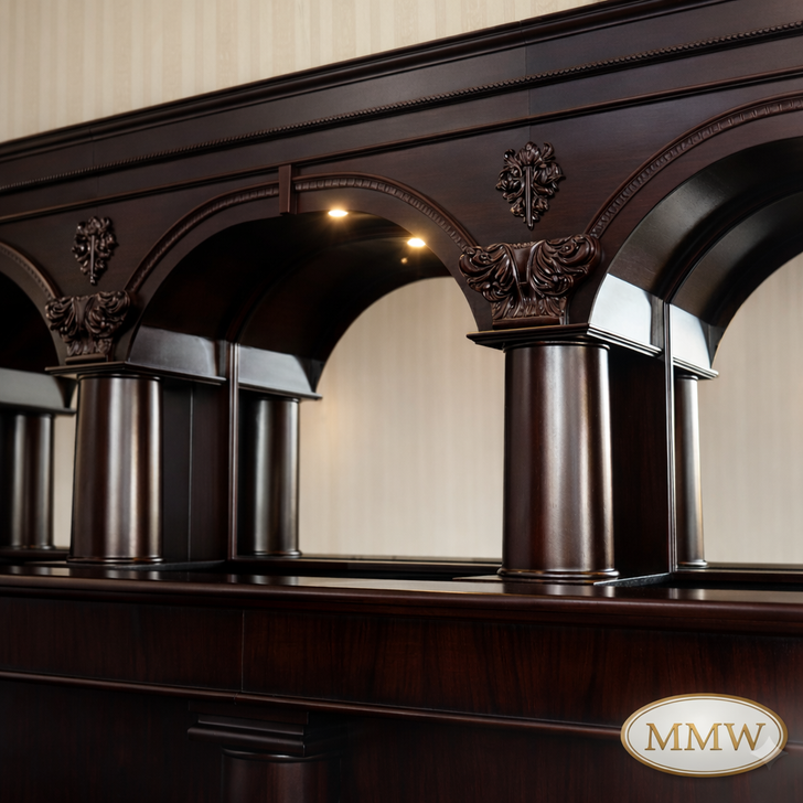 16ft Mahogany Brunswick Pub Bar