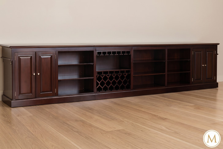 16ft Solid Mahogany Brunswick Pub Bar