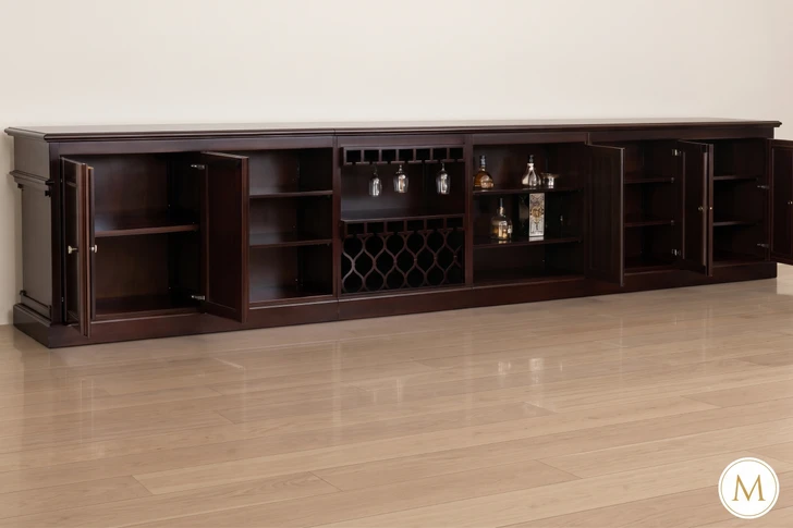 16ft Solid Mahogany Brunswick Pub Bar