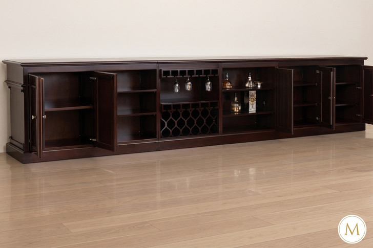 16ft Dark Mahogany Brunswick Pub Bar