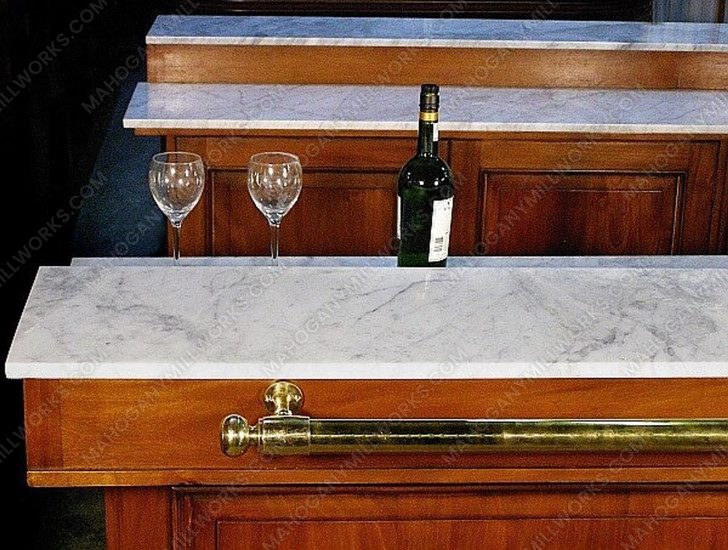 7.5ft U-Shape Marble top Horseshoe Bar