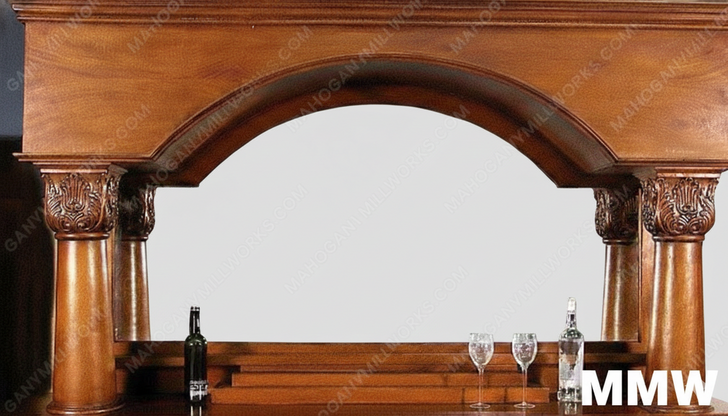 7.5ft U-Shape Marble top Horseshoe Bar