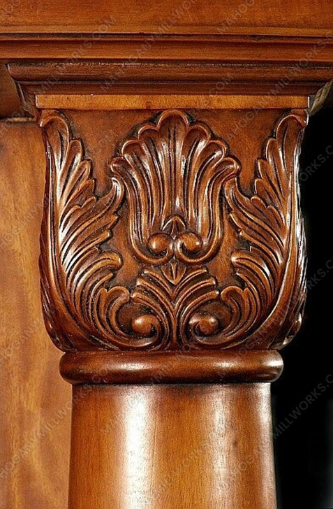 7.5ft Mahogany U-Shape Marble top Horseshoe Bar
