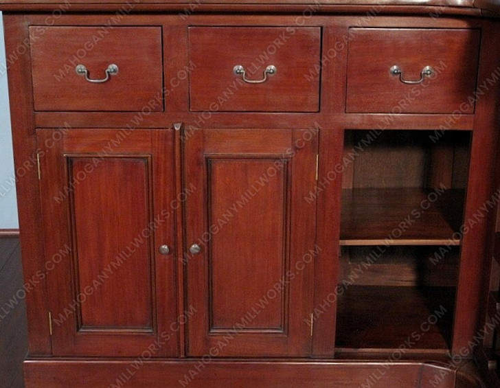 6ft Solid Mahogany Corner Home Pub Liquor Wine Bar