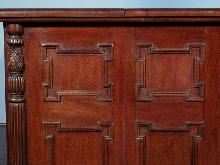 6ft Solid Mahogany Corner Home Pub Liquor Wine Bar
