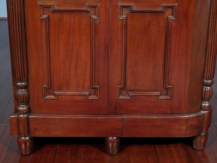 6ft Solid Mahogany Corner Home Pub Liquor Wine Bar