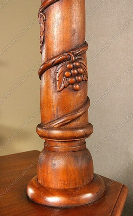 6.5ft Light Mahogany Canopy Home Bar