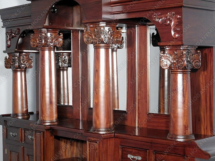 9ft Classic English Mahogany Home Pub Bar