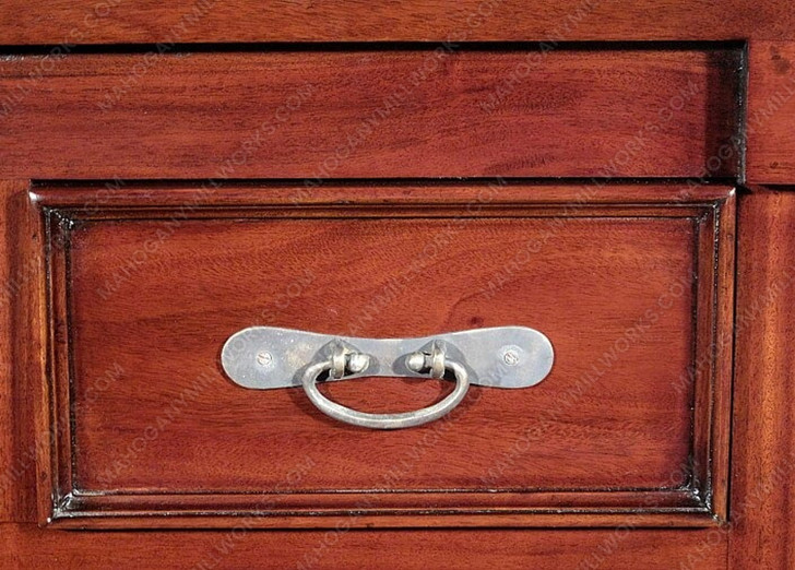 9ft Mahogany Del Monte Pub Tavern Bar w/ Mirrors & Brass Rail