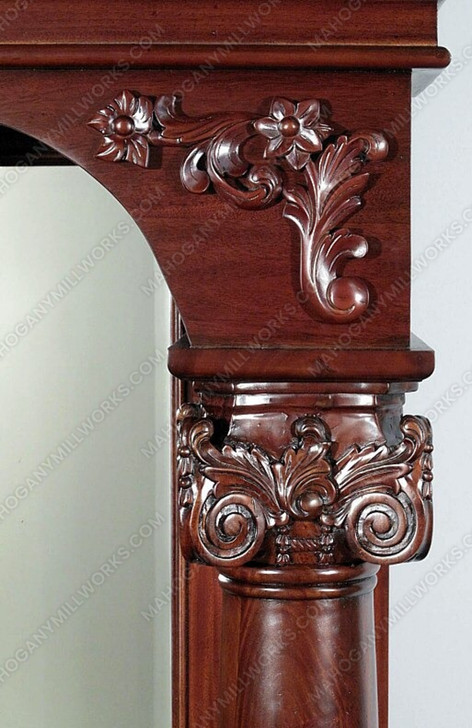 9ft Mahogany Del Monte Pub Tavern Bar w/ Mirrors & Brass Rail