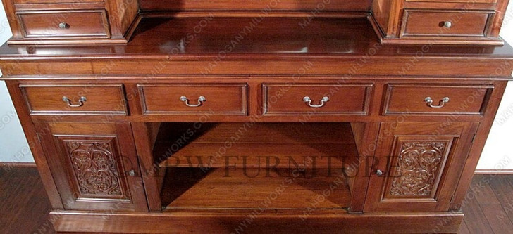 7ft Mahogany Carved Canopy Home Pub Bar