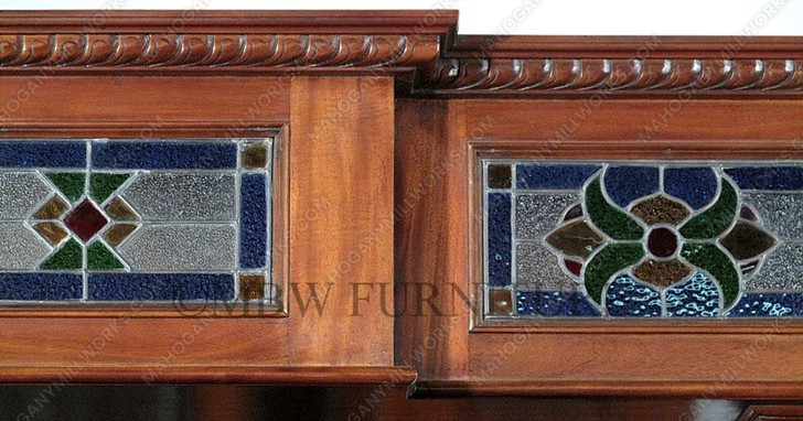 7ft Mahogany Carved Canopy Home Pub Bar