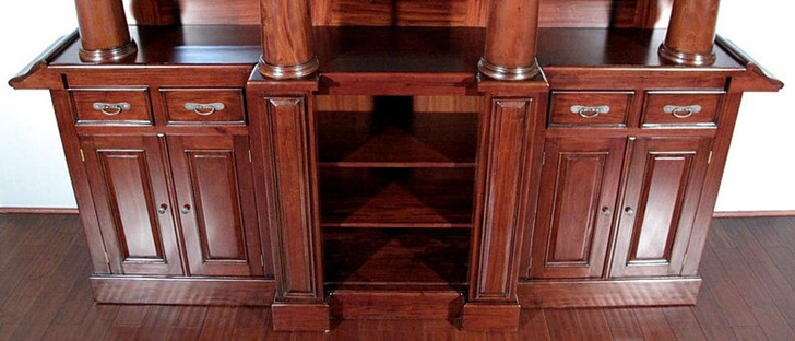 9ft Traditional Mahogany English Home Pub Bar