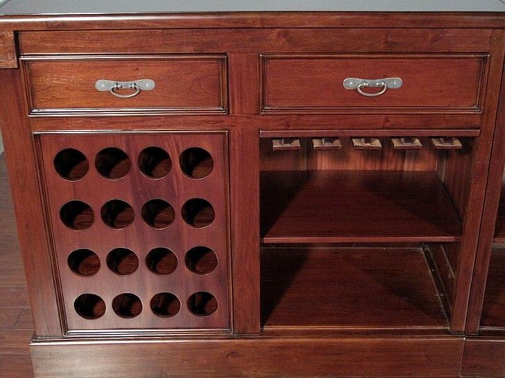 9ft Traditional Mahogany English Home Pub Bar