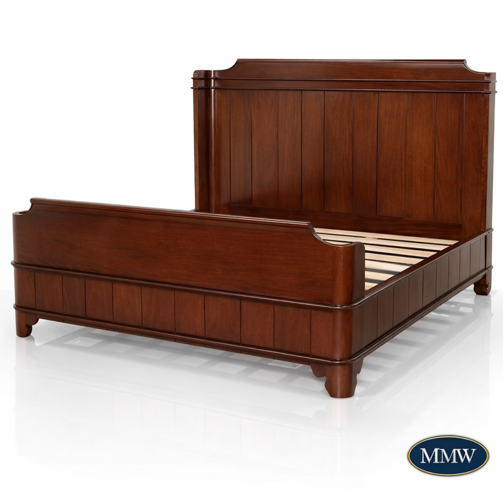 Elegant Mahogany Studio Panel Bed