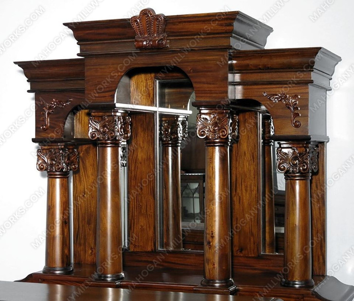 6ft Traditional Mahogany English Home Pub Bar
