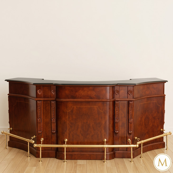 8ft London Victorian English Gentleman's Bar