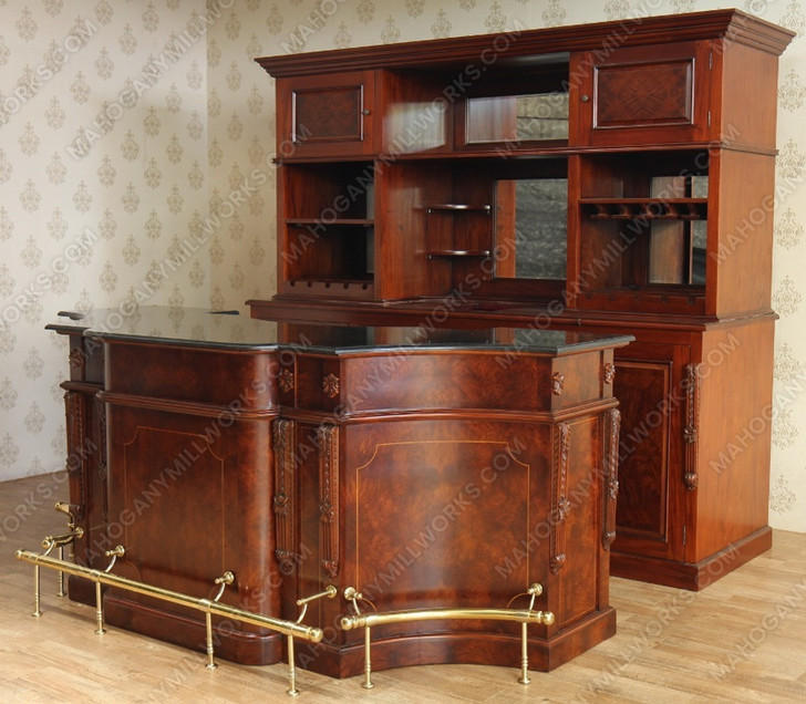 8ft London Inlay Bar Front