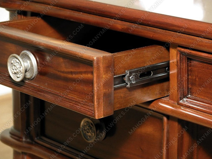 Solid Mahogany Computer Desk Office Writing Table