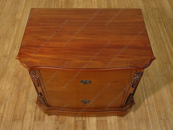 Light Mahogany File Cabinet