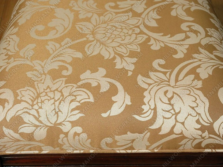 Mahogany Pierced Back Dining Side Chairs Pair (2)